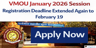 VMOU January 2026 Session Registration Deadline Extended Again to February 19; Apply Now @online.vmou.ac.in